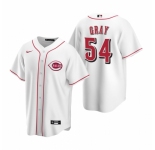 Men's Nike Cincinnati Reds #54 Sonny Gray White Home Stitched Baseball Jersey