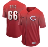 Men's Nike Cincinnati Reds #66 Yasiel Puig Red Drift Fashion MLB Jersey