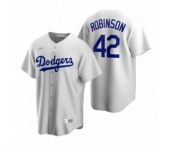 Dodgers #42 Jackie Robinson Nike White Cooperstown Collection Home Jersey