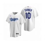 Los Angeles Dodgers #10 Justin Turner Nike White Replica Home Jersey