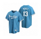 Los Angeles Dodgers #13 Max Muncy Nike Light Blue Cooperstown Collection Alternate Jersey