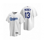 Los Angeles Dodgers #13 Max Muncy Nike White Replica Home Jersey