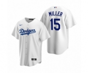Los Angeles Dodgers #15 Bobby Miller White 2020 MLB Draft Replica Home Jersey