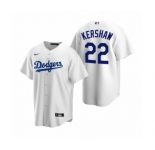 Los Angeles Dodgers #22 Clayton Kershaw Nike White Replica Home Jersey