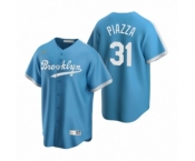 Los Angeles Dodgers #31 Mike Piazza Nike Light Blue Cooperstown Collection Alternate Jersey