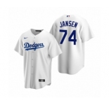 Los Angeles Dodgers #74 Kenley Jansen Nike White Replica Home Jersey