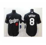 Los Angeles Dodgers #8 Kobe Bryant Black 2020 Cool Base Jersey