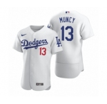 Men's Los Angeles Dodgers #13 Max Muncy Nike White 2020 Authentic Jersey