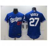 Men's Los Angeles Dodgers #27 Trevor Bauer Blue Nike Home Alternate Official Replica Player Jersey