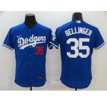 Men's Los Angeles Dodgers #35 Cody Bellinger  Royal Blue Flexbase Authentic Collection Baseball Jersey