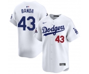 Men's Los Angeles Dodgers #43 Anthony banda White 2024 World Series Stitched Baseball Jersey