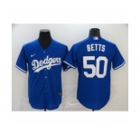 Men's Los Angeles Dodgers #50 Mookie Betts Royal 2020 Cool Base Jersey