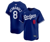 Men's Los Angeles Dodgers #8 Enrique Hernandez Royal Limited Stitched Baseball Jersey