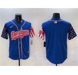 Men's Los Angeles Dodgers Blank Royal Limited Stitched Baseball Jersey