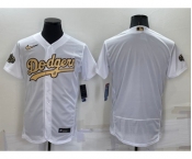 Men's Los Angeles Dodgers Blank White 2022 All Star Stitched Flex Base Nike Jersey