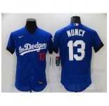 Men's Nike Los Angeles Dodgers #13 Max Muncy Blue Elite City Player Jersey
