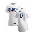 Men's Nike Los Angeles Dodgers #17 Joe Kelly White Home 2020 Authentic Player Baseball Jersey