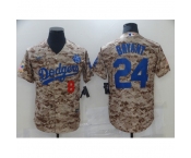 Men's Nike Los Angeles Dodgers #24 Kobe Bryant Authentic Camo Realtree Collection Jersey