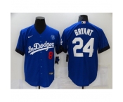 Men's Nike Los Angeles Dodgers #24 Kobe Bryant Blue Game City Player Jersey