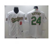 Men's Nike Los Angeles Dodgers #24 Kobe Bryant White Authentic Jersey