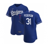 Men's Nike Los Angeles Dodgers #31 Joc Pederson Royal Alternate 2020 Authentic Player Baseball Jersey