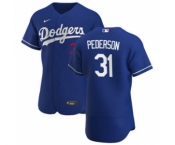 Men's Nike Los Angeles Dodgers #31 Joc Pederson Royal Alternate 2020 Authentic Player Baseball Jersey