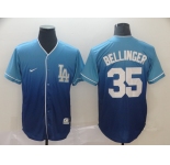 Men's Nike Los Angeles Dodgers #35 Cody Bellinger Blue Drift Fashion MLB Jersey