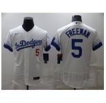 Men's Nike Los Angeles Dodgers #5 Freddie Freeman White City Player Jersey