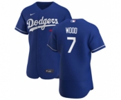 Men's Nike Los Angeles Dodgers #7 Julio Urias Royal Alternate 2020 Authentic Player Baseball Jersey