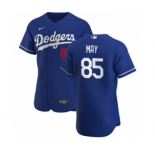Men's Nike Los Angeles Dodgers #85 Dustin May Royal Alternate 2020 Authentic Player Baseball Jersey