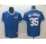 Men's Nike Majestic Los Angeles Dodgers #35 Cody Bellinger Blue M&N MLB Jersey