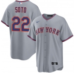 Men's New York Mets #22 Juan Soto Gray 2025 Limited Stitched Baseball Jersey