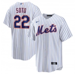 Men's New York Mets #22 Juan Soto White 2024 Cool Base Limited Stitched Baseball Jersey
