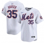 Men's New York Mets #35 Adrian Houser White 2024 Home Limited Stitched Baseball Jersey
