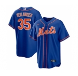 Men's New York Mets #35 Justin Verlander Blue Stitched MLB Cool Base Nike Jersey