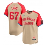 Men's New York Mets #67 Seth Lugo Cream 2024 All Star Limited Stitched Jersey