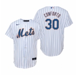 Men's Nike New York Mets #30 Michael Conforto White Home Stitched Baseball Jersey