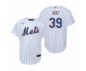 Men's Nike New York Mets #39 Edwin Diaz White Home Stitched Baseball Jersey