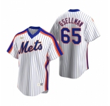 Men's Nike New York Mets #65 Robert Gsellman White Cooperstown Collection Home Stitched Baseball Jersey