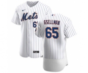 Men's Nike New York Mets #65 Robert Gsellman White Home 2020 Authentic Player Baseball Jersey