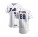 Men's Nike New York Mets #68 Dellin Betances White Home 2020 Authentic Player Baseball Jersey
