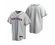 Men's Nike New York Mets Blank Gray Road Stitched Baseball Jersey