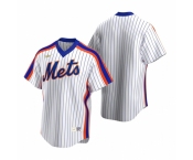 Men's Nike New York Mets Blank White Cooperstown Collection Home Stitched Baseball Jersey