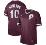 Men's Nike Philadelphia Phillies #10 Darren Daulton Red M&N Jersey