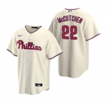 Men's Nike Philadelphia Phillies #22 Andrew McCutchen Cream Alternate Stitched Baseball Jersey