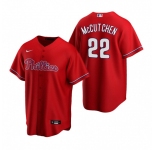 Men's Nike Philadelphia Phillies #22 Andrew McCutchen Red Alternate Stitched Baseball Jersey