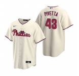 Men's Nike Philadelphia Phillies #43 Nick Pivetta Cream Alternate Stitched Baseball Jersey