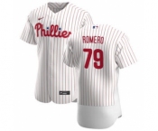 Men's Nike Philadelphia Phillies #79 JoJo Romero White Home 2020 Authentic Player Baseball Jersey