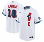 Men's Philadelphia Phillies #10 J.T. Realmuto Nike White 2021 MLB All-Star Game Replica Player Jersey