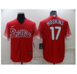 Men's Philadelphia Phillies #19 Greg Luzinski Red Gradient Sleeves Stitched Baseball Jersey